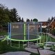 preview thumbnail 5 of 7, 14FT Trampoline with Slide and Swings, ASTM Approved Large Recreational Trampoline with Basketball Hoop and Ladder,Outdoor Backy