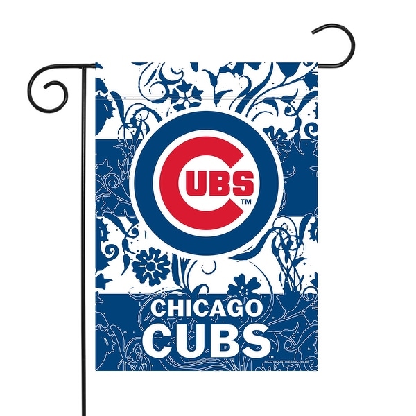 18" x 13" Blue and Red MLB Chicago Cubs Outdoor Garden Flag - N/A