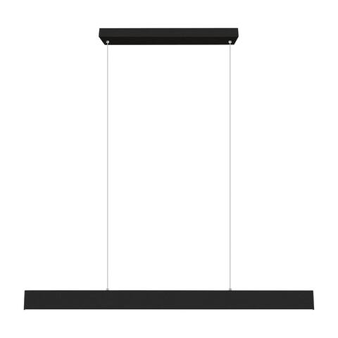 Eglo Climene 1-light Matte Black LED Linear Pendant