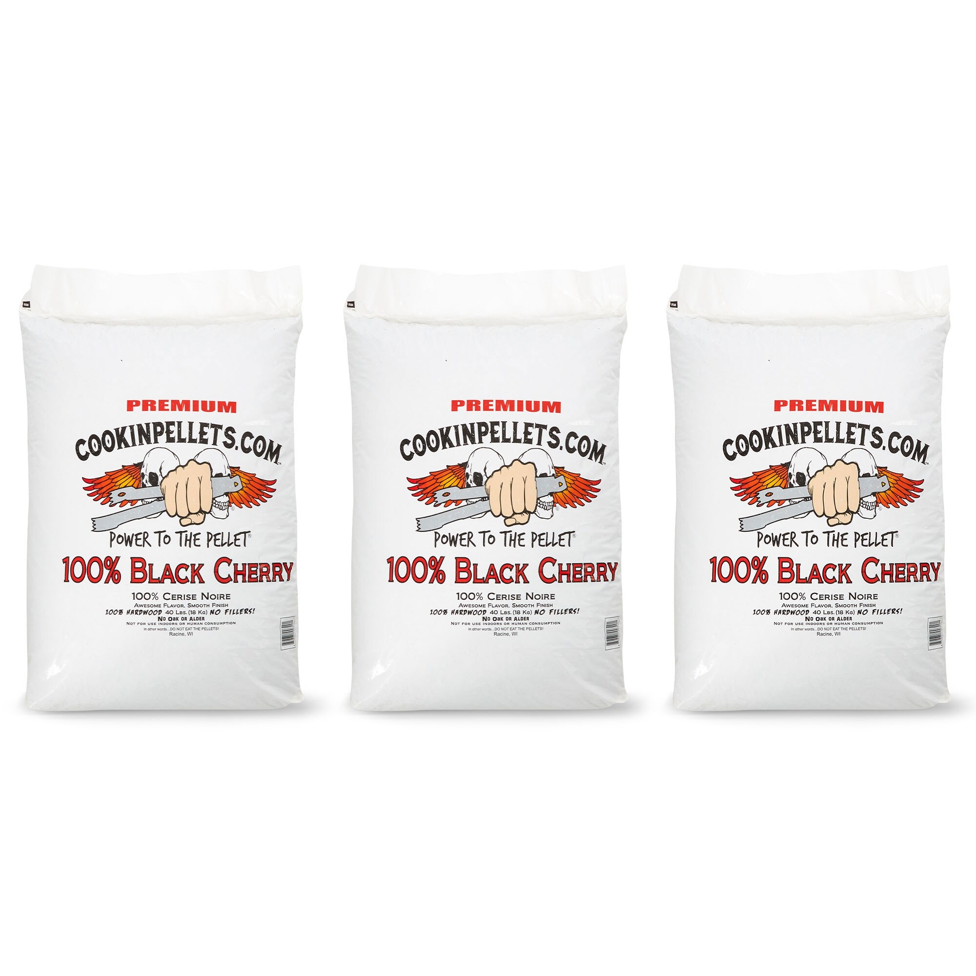 CookinPellets 40 Pound Black Cherry Grill Smoker Hardwood Wood Pellets