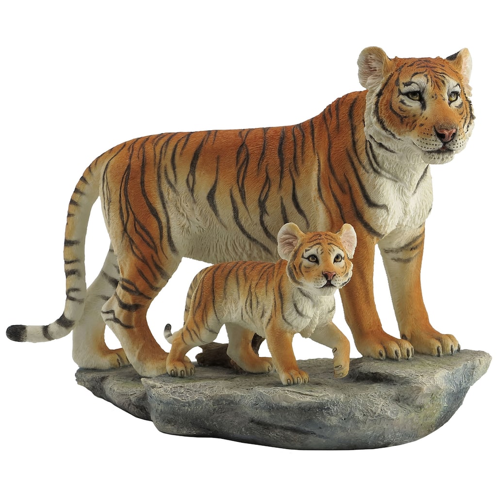 Veronese Design 13.39" L TIGRESS & CUB Multicolor Resin