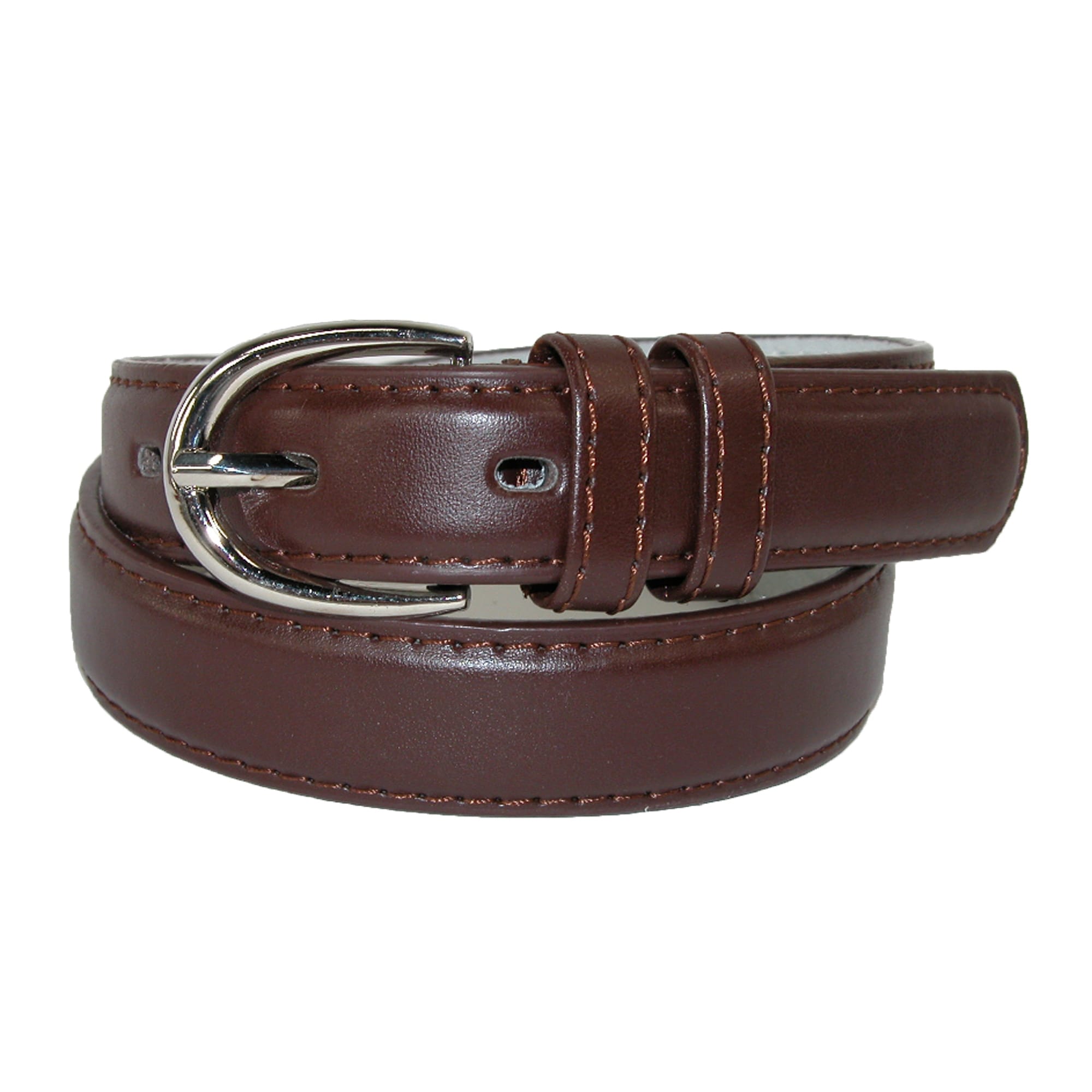 CTM Kids Leather 1 inch Basic Dress Belt