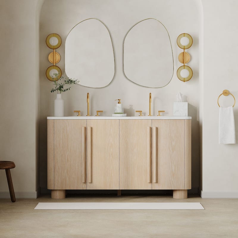TEHOME Bertlinde wall mirror irregular shaped mirror for living room