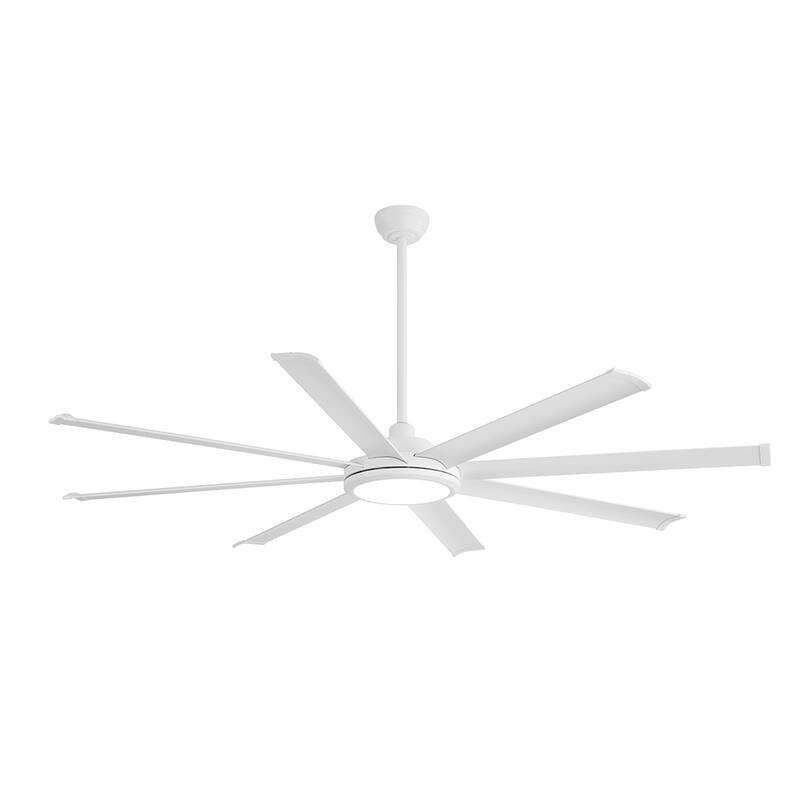 WINGBO 64" and 72" and 80" and 96" Indoor Ceiling Fan with LED Light and Remote
