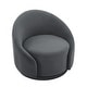 preview thumbnail 68 of 80, 34" Wide 2 Set Velvet/ Boucle Barrel Swivel Chair