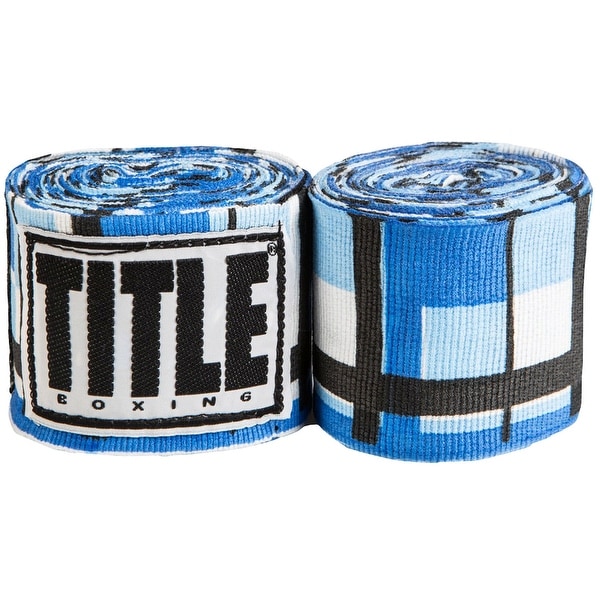 Title Boxing 180/" Semi Elastic Mexican Handwraps Black