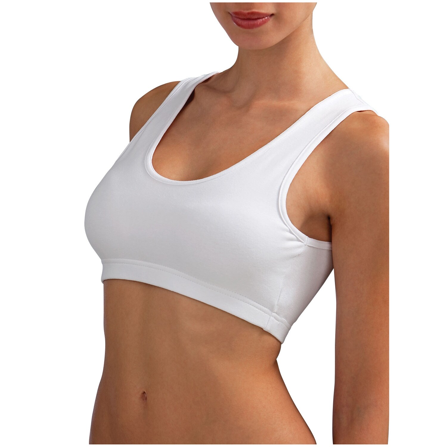 womens white sports bra