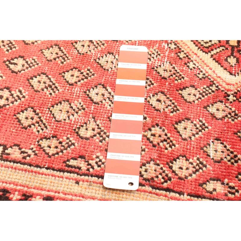 ECARPETGALLERY Hand-knotted Andelz Red Wool Rug - 4'1 x 6'8