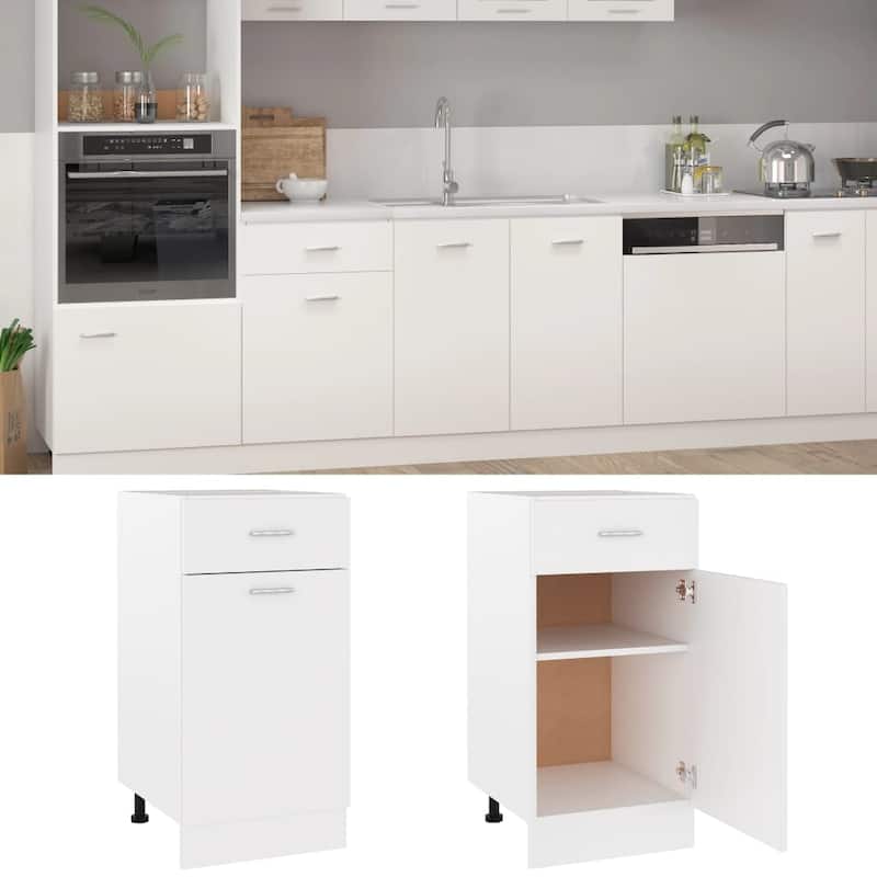 vidaXL Kitchen Cabinet Storage Cupboard Under Sink Organizer Engineered Wood
