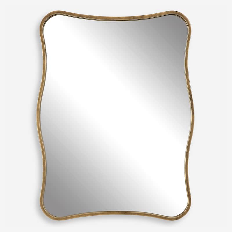 Uttermost Pavia Curvy Vanity Mirror - 27.5"W x 36.25"H x 1.5"D