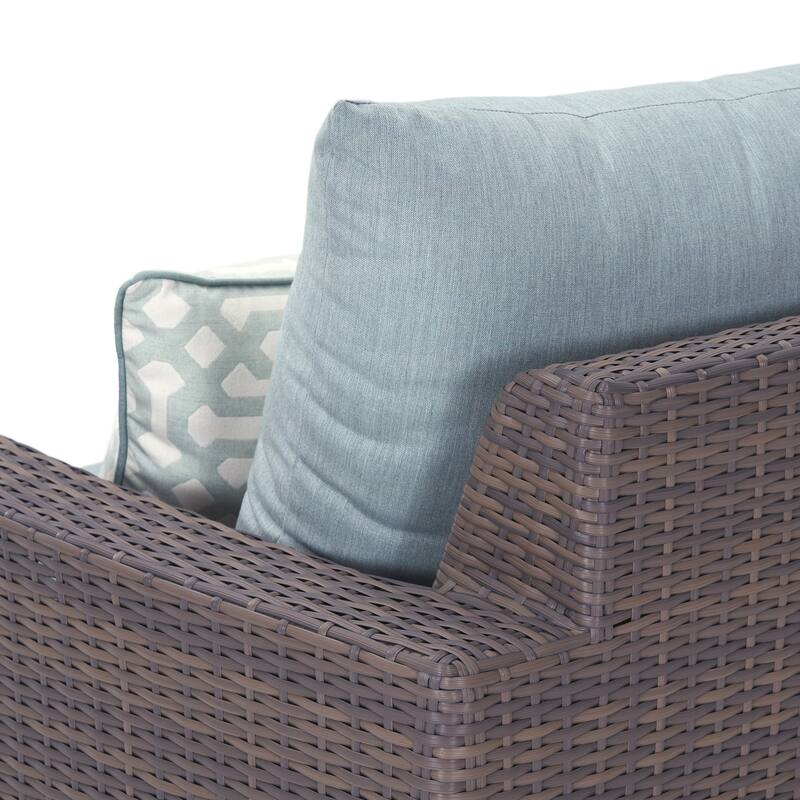 Milea 2 Piece Sunbrella Outdoor Patio Club Chairs - 32"W x 35"D x 31"H
