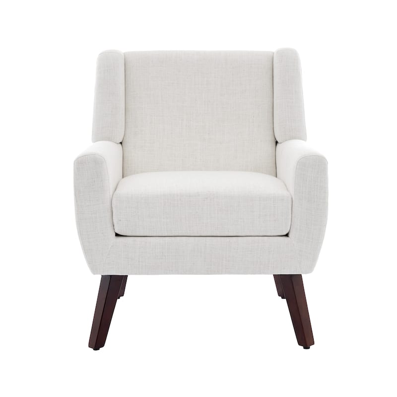 Modern Upholstered Linen Armchair Accent Chair