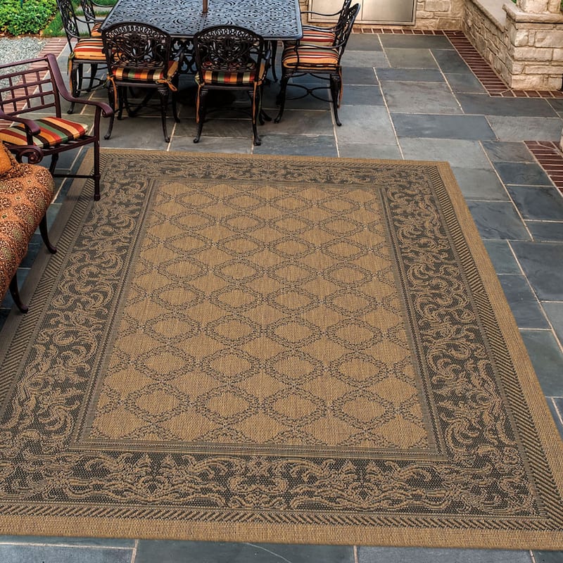 Dream Decor Rugs Pergola Garden Trellis Indoor Outdoor Area Rug