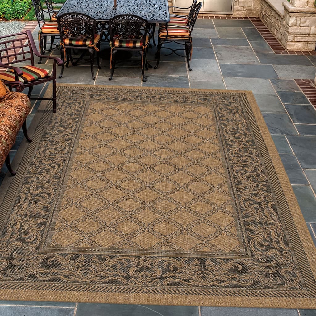 Dream Decor Rugs Pergola Garden Trellis Indoor Outdoor Area Rug