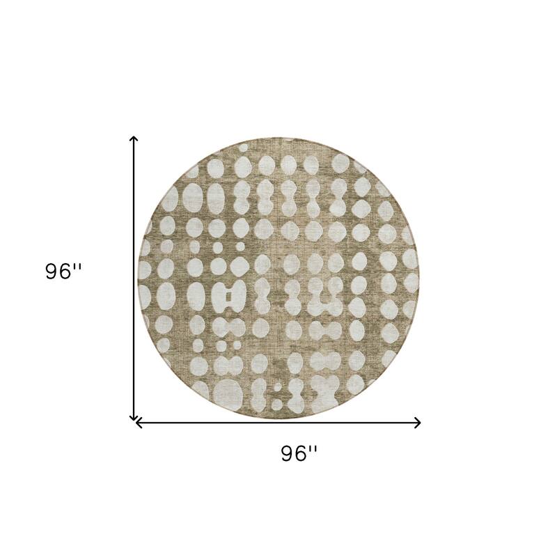 HomeRoots Abstract Transitional Rectangle Outdoor Rug