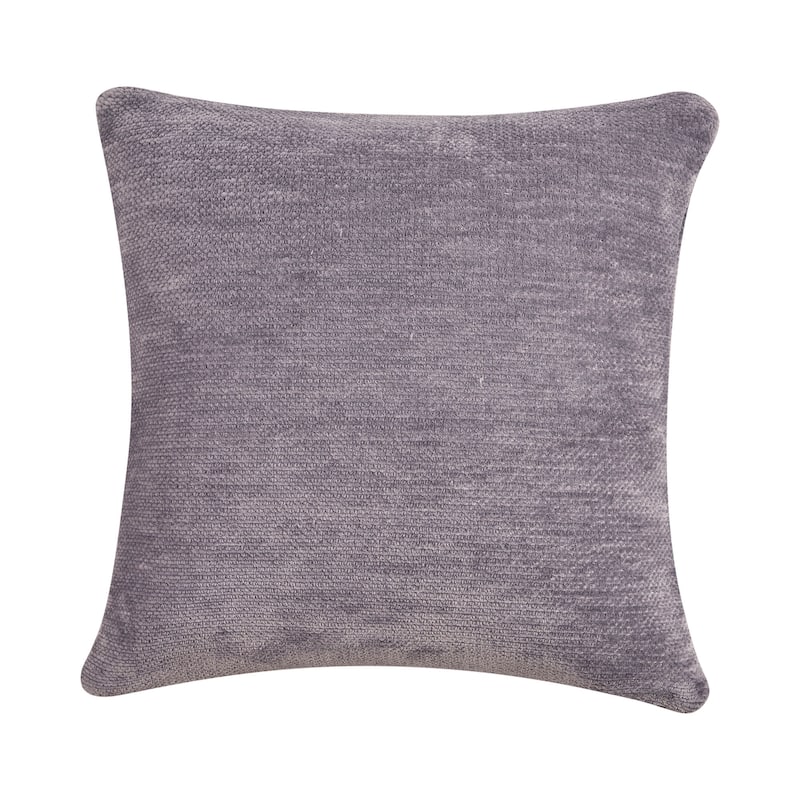 Sevita Transitional Solid Chenille Indoor Throw PIllow