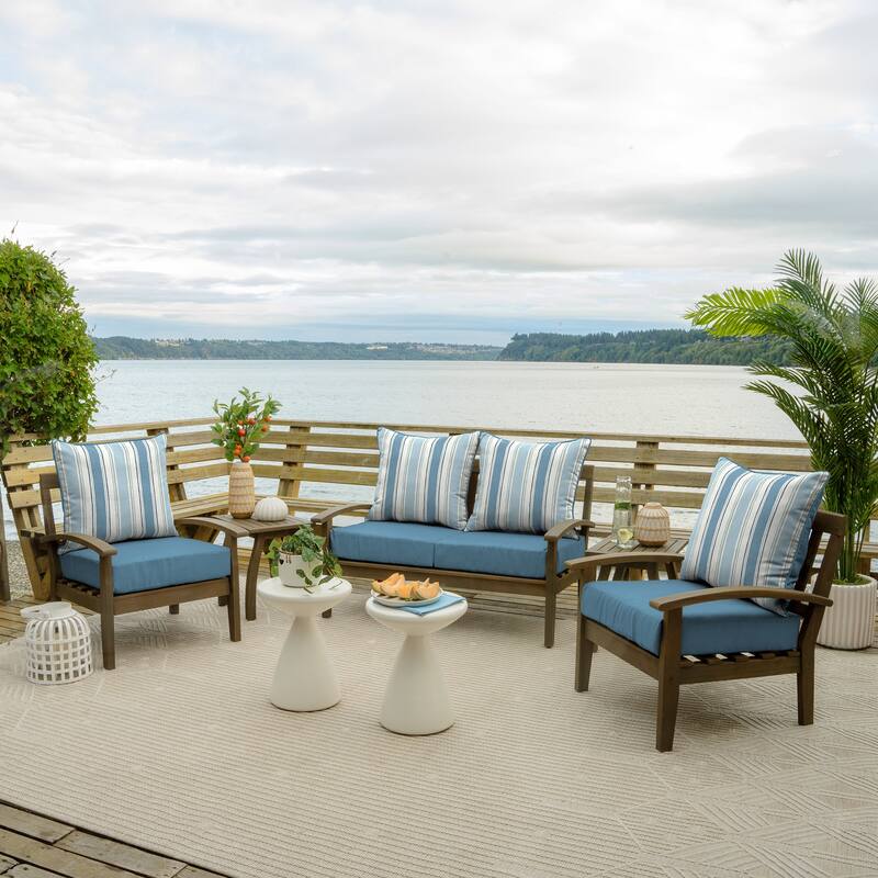 ARDEN Outdoor Foam Deep Seat Cushion Set, 24 in x 24 in