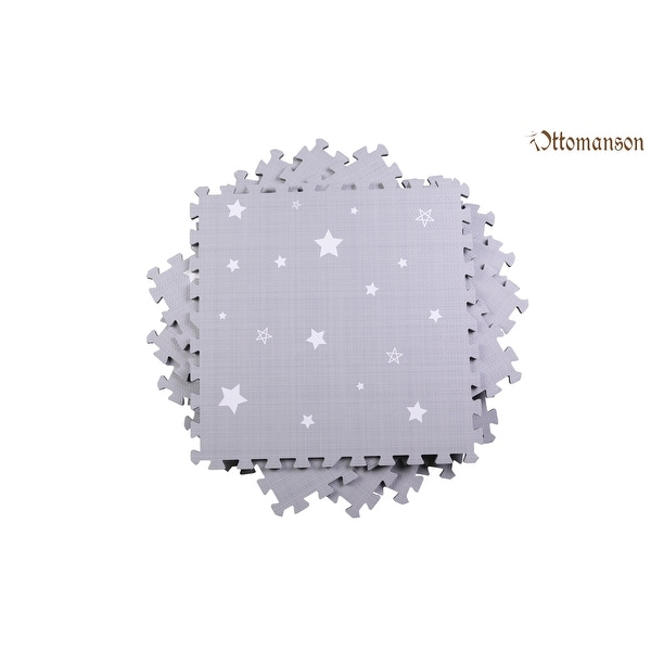 foam play mat tiles grey