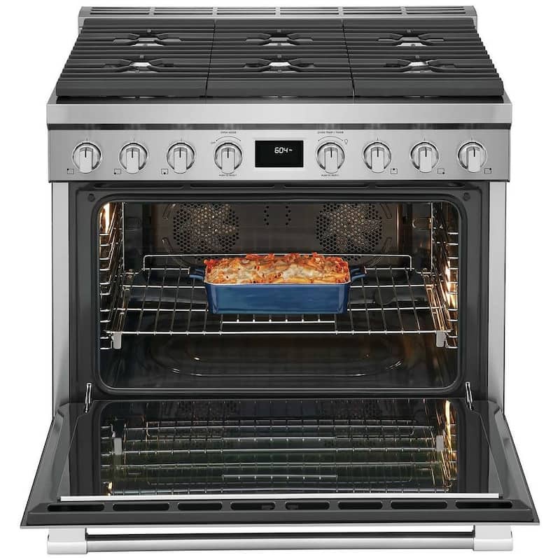 Frigidaire PCFD3670A 36" Wide 4.4 Cu. Ft. Free Standing Dual Fuel