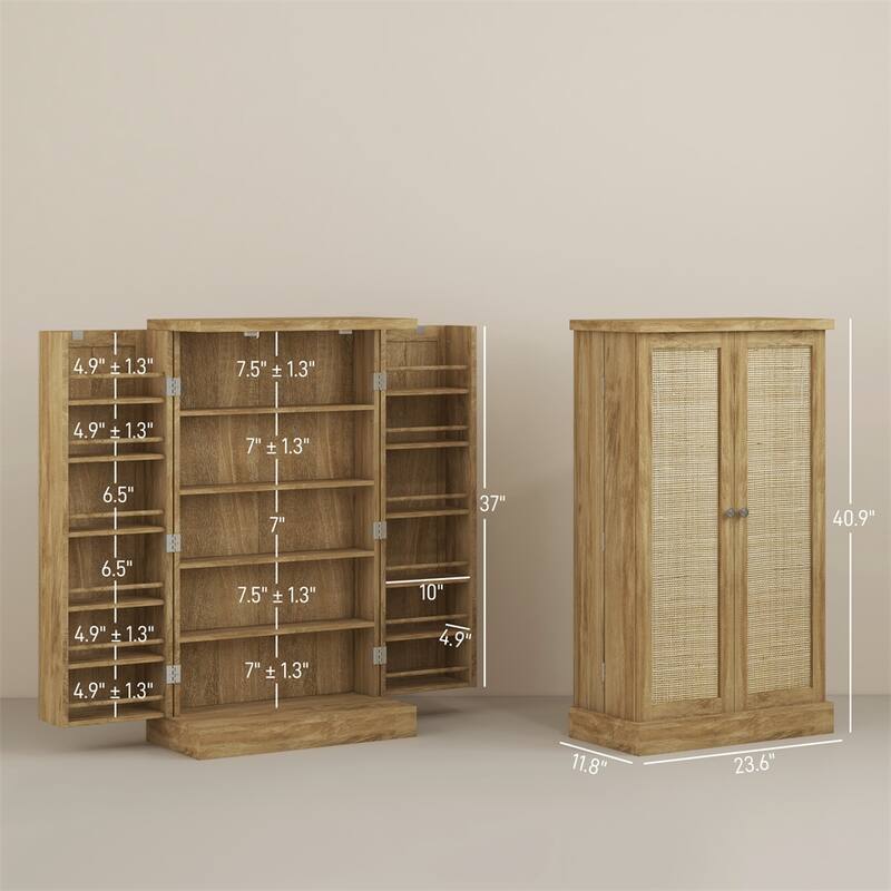 41" Kitchen Pantry Storage Cabinet,Freestanding Kitchen Cabinet