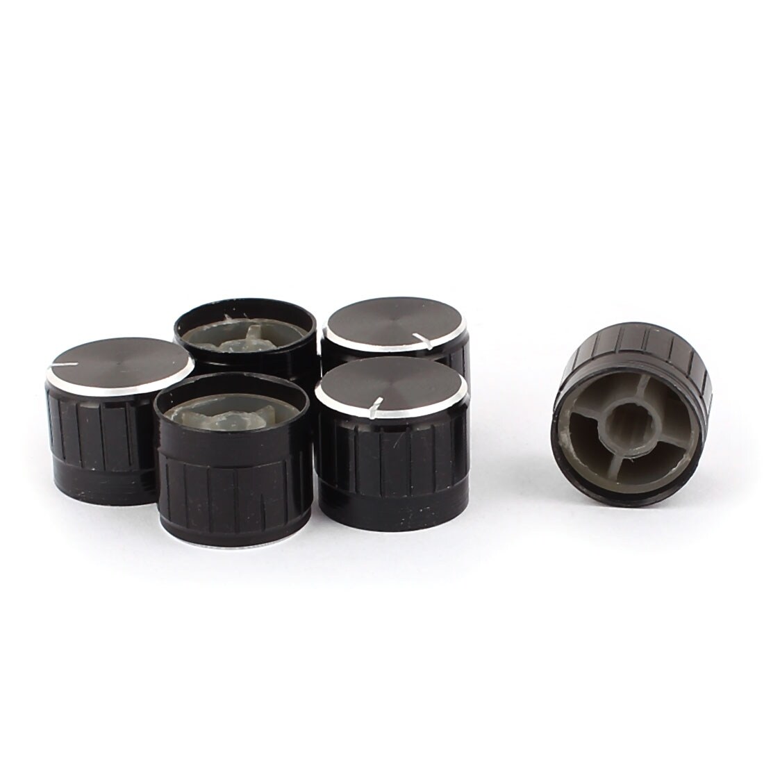 21mm Aluminium Potentiometer Knob Volume Control Cap Knurled Different Colors