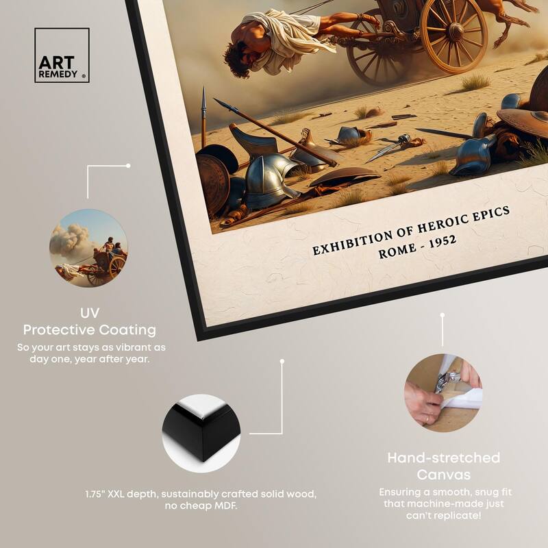 Iliad Illustrated Canvas by Art Remedy