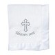 preview thumbnail 6 of 5, Lambs & Ivy Heaven Sent Baptism/Christening Soft White Fleece Baby Blanket