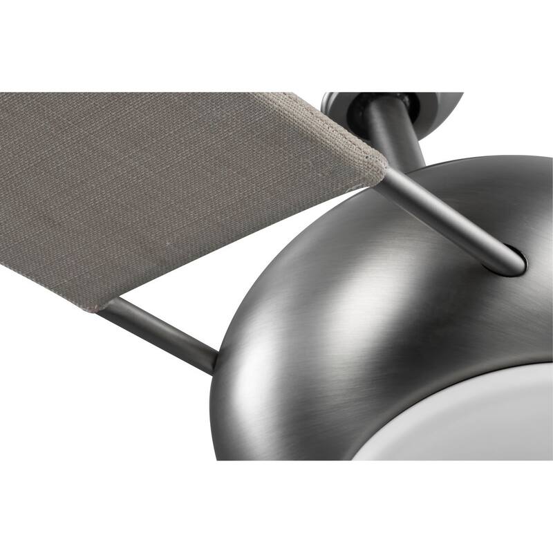 Edisto 54" Collection Indoor Outdoor Ceiling Fan with Two Canvas Wrapped Blade - 10.870" x 27.500" x 13.500"