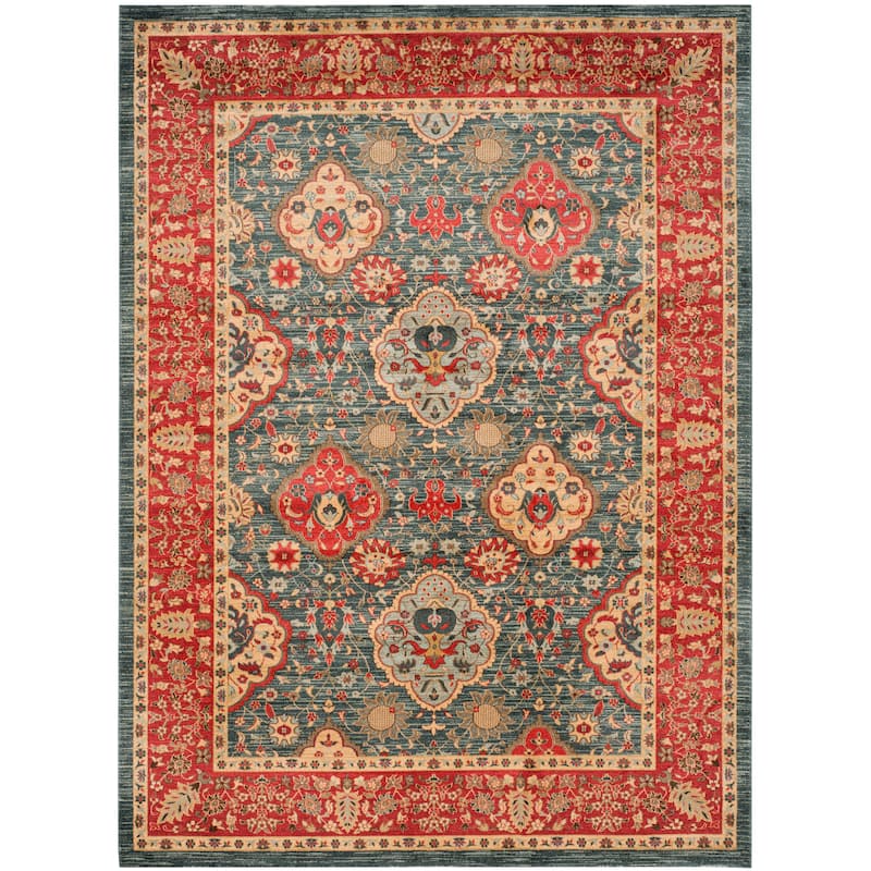 SAFAVIEH Mahal Jacquelyn Traditional Oriental Rug - 8' x 10' - Navy/Red