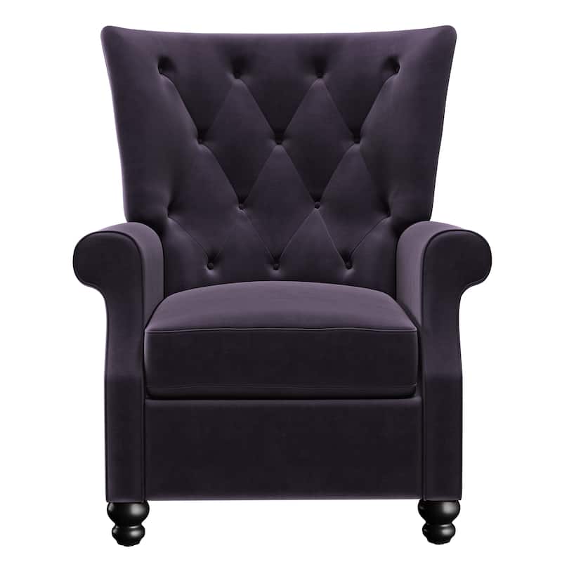 Copper Grove Plush Push-back Recliner Chair