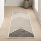 preview thumbnail 10 of 18, Nuloom Charline Modern Mountain Area Rug 2' 8" x 8' - Grey - Runner
