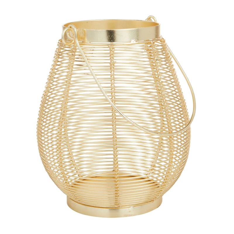 Gold Iron Glam Lantern