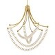 preview thumbnail 1 of 4, Minka Lavery 5647-L Pearl 40" Wide Abstract Chandelier