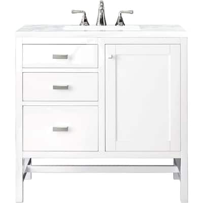 James Martin Vanities Addison 36" Single Basin Hardwood Vanity Set