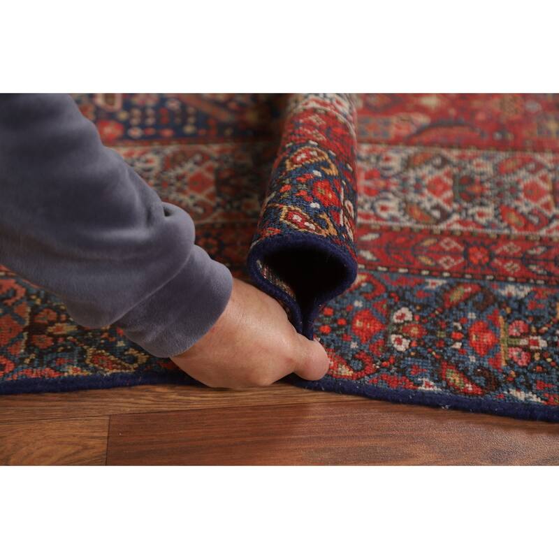 Pre-1900 Antique Bakhtiari Persian Area Rug Handmade Wool Carpet - 4'8"x 6'1"
