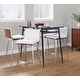 preview thumbnail 12 of 32, Porch & Den Naldi-Mason Swivel 5-Piece Counter Height Dining Set