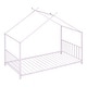 preview thumbnail 17 of 25, Twin Size Metal House Platform Bed