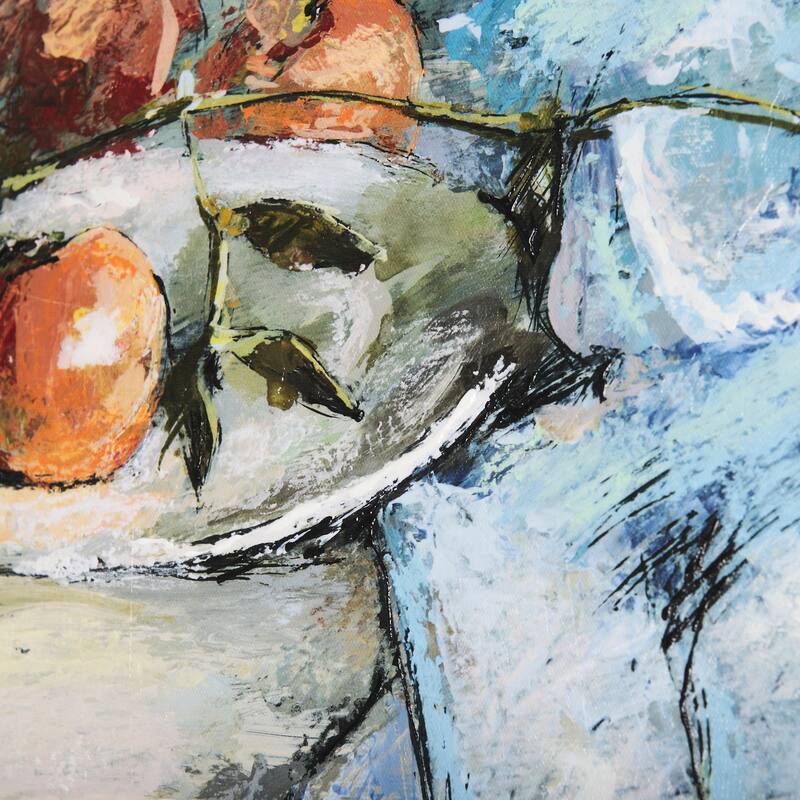 Still Life with Peaches (40 x 20) Canvas Art Print