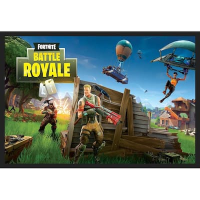 Enhance your surroundings with Fornite Battle Royal Framed Poster - 24 x 36 Inch