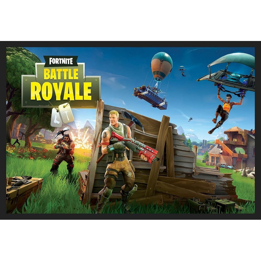 Enhance your surroundings with Fornite Battle Royal Framed Poster - 24 x 36 Inch