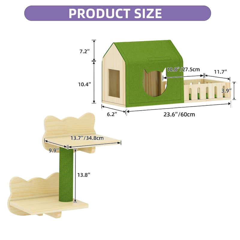 Cat Wall Shelves and Perches