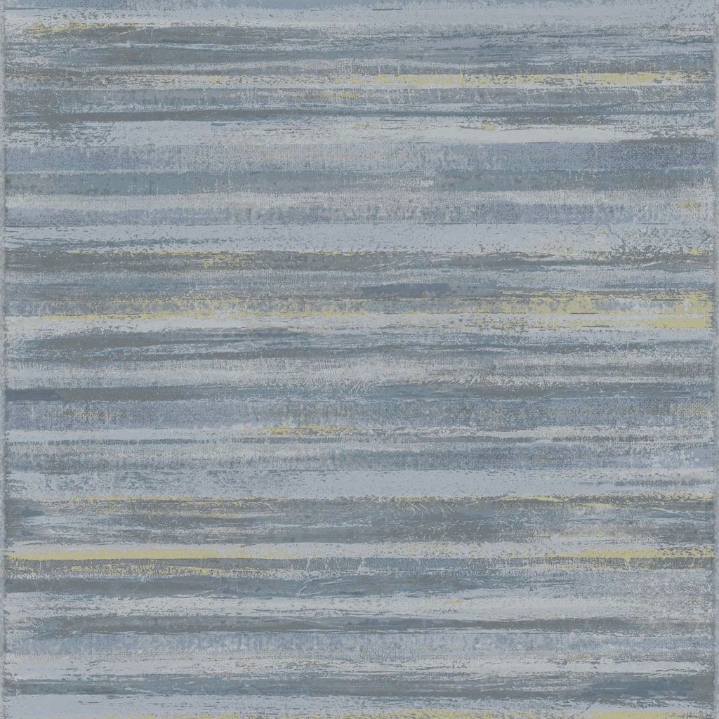 Galerie Wallcoverings Italian Style Distressed Horizontal Stripe Vinyl on Non-woven Luster Wallpaper Roll