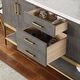 preview thumbnail 93 of 143, Altair Wildy Bathroom Vanity with White Composite Stone Top without Mirror