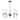 Kendrey 25 Inch Modern Seeded Glass Design Chandelier 5 Light