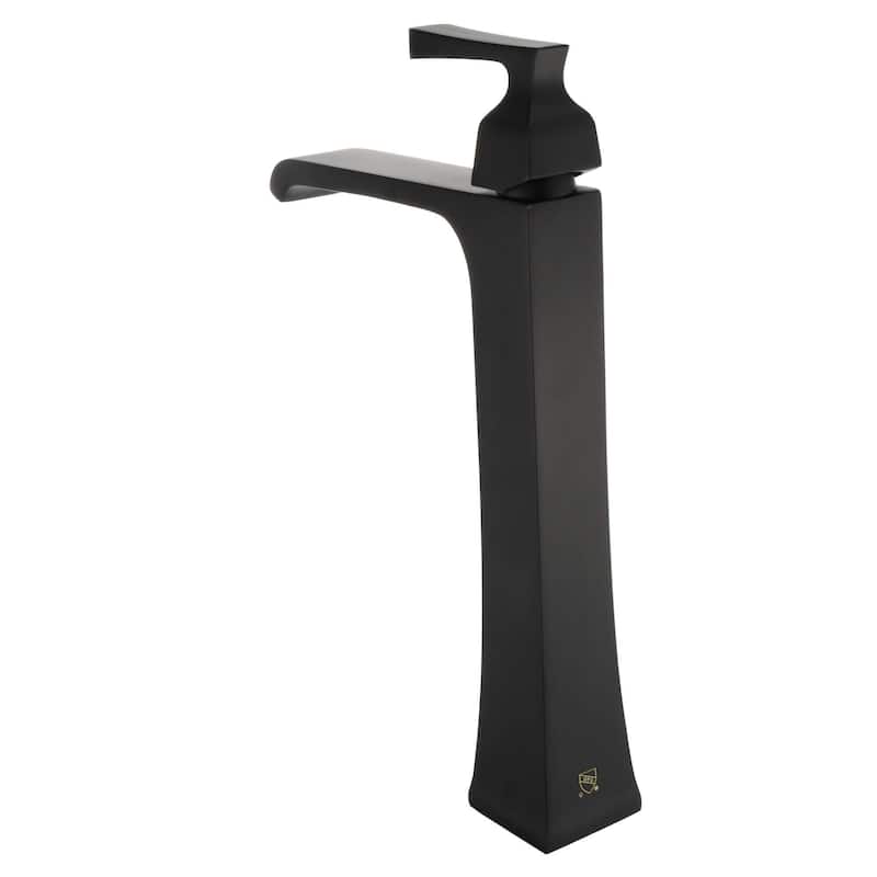 Fine Fixtures Arched Square Single Hole Vessel Sink Bathroom Faucet