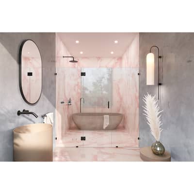 Glass Warehouse 78" x 96.5" Frameless 3 Panel Inline Shower Door