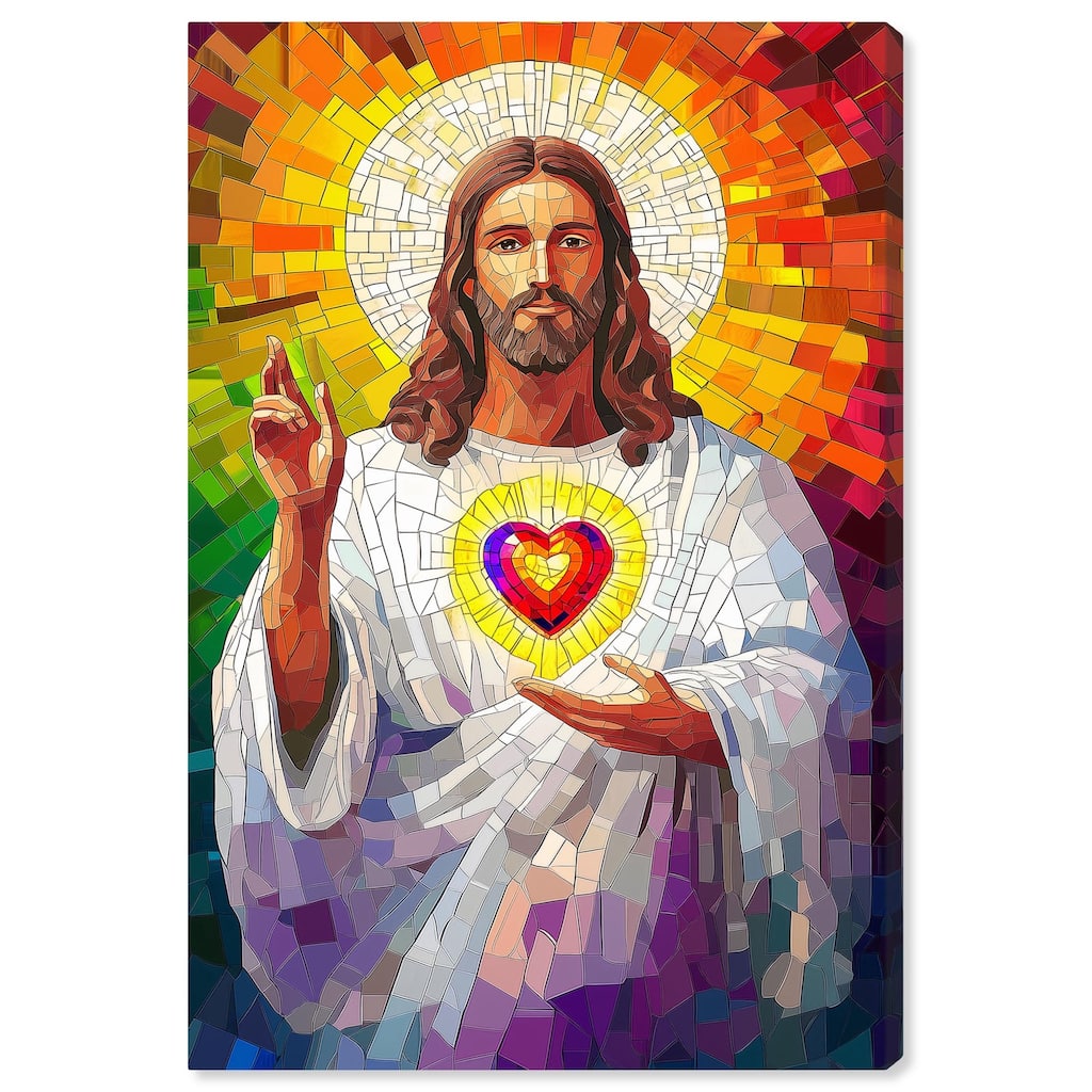 Blocks of Benediction I Canvas by Art Remedy, Gallery Wrapped