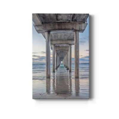 Scripps Pier Premium Gallery Wrapped Canvas - Ready to Hang