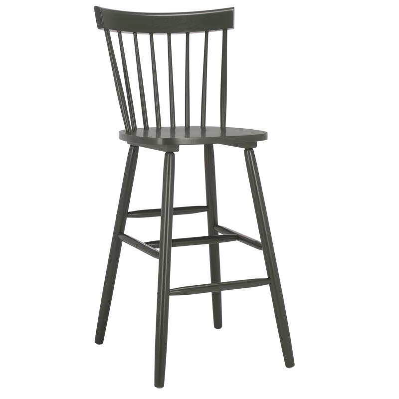 SAFAVIEH Belva 30-inch Spindle Farmhouse Bar Stool (Set of 2) - 20" W x 21" D x 44" H - 20"W x 21"D x 44"H