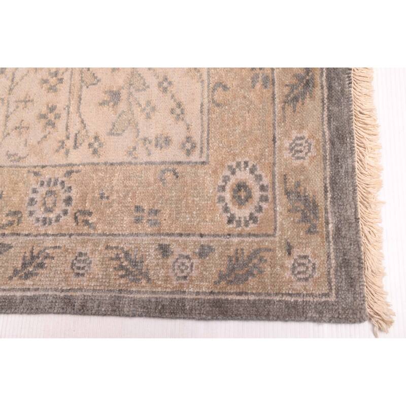 ECARPETGALLERY Hand-knotted Jamshidpour Dark Grey Wool Rug - 8'2 x 10'0